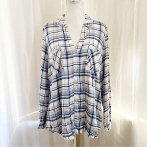 Candie's plaid button Shirt plus Size XXL